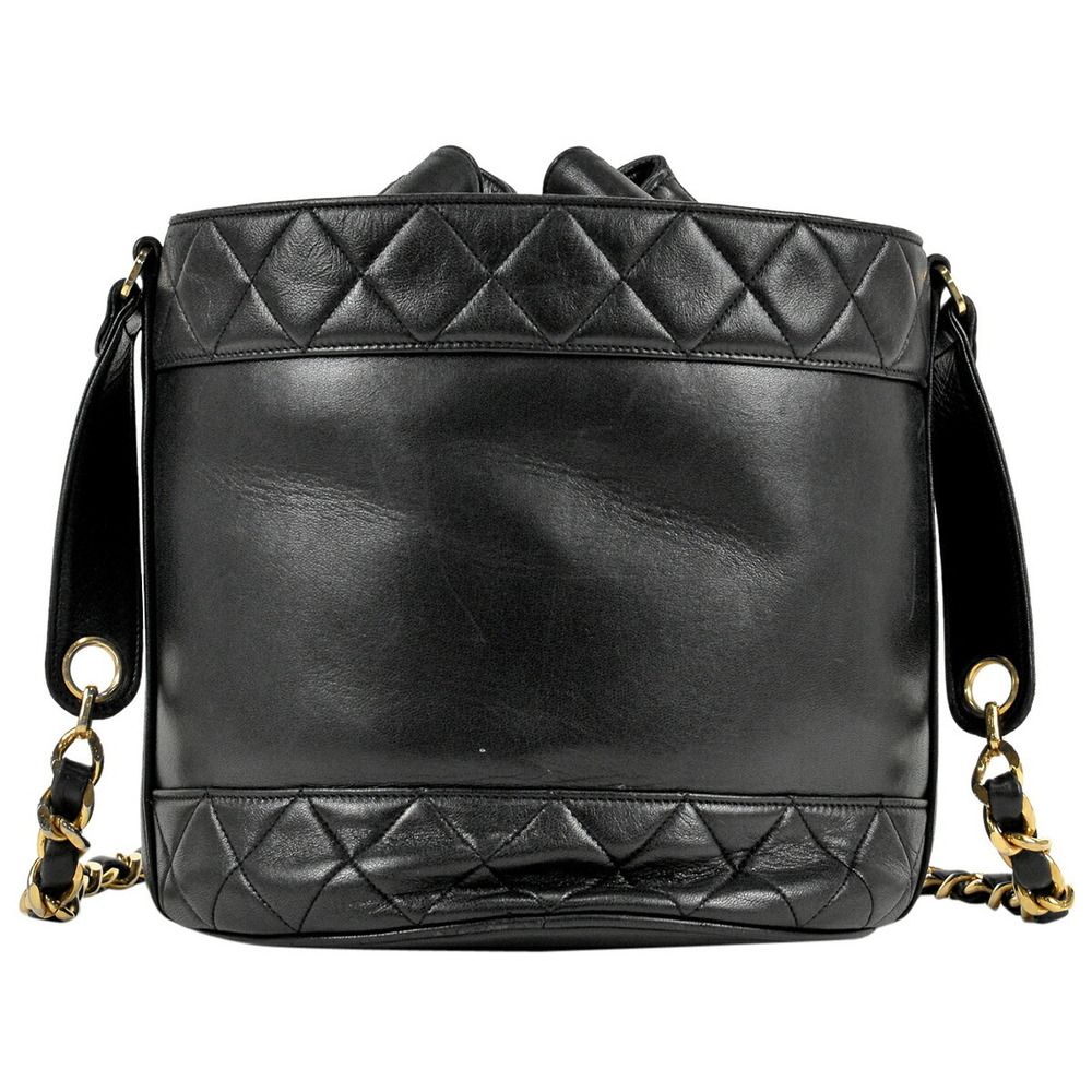 Chanel Coco Mark Matelasse Drawstring Leather Sho… - image 3